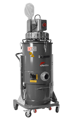 ZONE 22 ATEX CERTIFIED COMPACT INDUSTRIAL VACUUM WITH HIGH AIR FLOW ZFR EL T4 Z22 - II 3D 