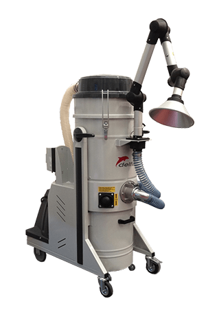 Compact high performance industrial vacuum cleaner 3533 for local extraction