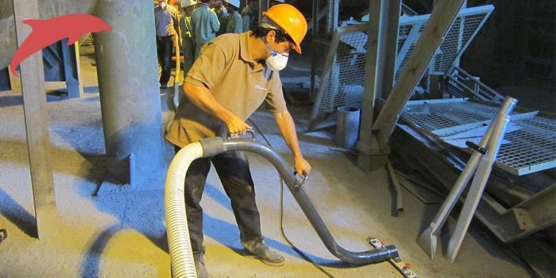 INDUSTRIAL VACUUMS FOR CEMENT DUST SUCTIONING